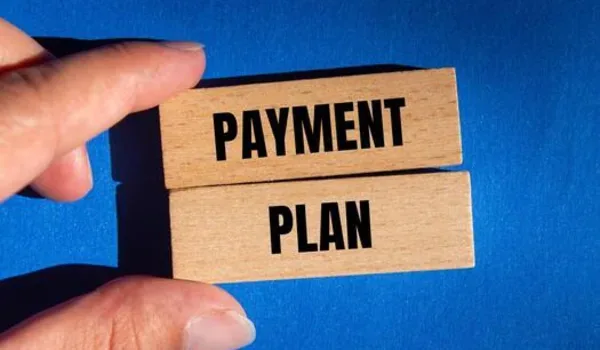 Illustration representing a construction-linked property payment schedule
